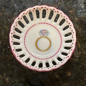 Hand-painted Porcelain Ring Dish
